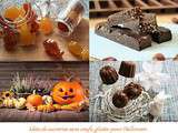 Plaisirs chocolatés et sucrés, sans oeufs, gluten, Halloween
