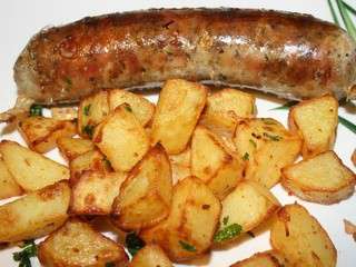 Andouillettes de canard à la plancha et pommes de terre sarladaises