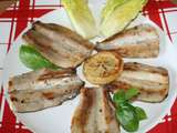 Sardines marnées citron herbes à la plancha