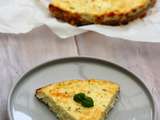 Cheesecake au chou-fleur au fromage blanc et parmesan