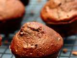 Muffins au chocolat (sans matière grasse)