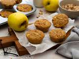 Muffins au granola et à la pomme
