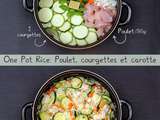 One pot rice: poulet, courgettes et carotte
