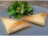 Samossas au chèvre et miel