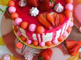 Layer cake vanille & fraises