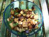 Aubergine divine (en salade)