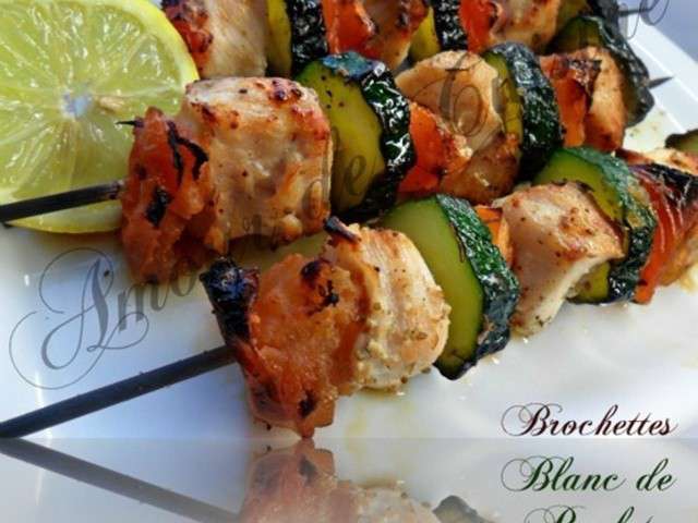 Les Meilleures Recettes de Brochettes de Poulet et Légumes