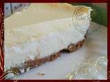 Cheesecake chocolat blanc – amandes