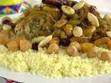 Couscous tfaya – cuisine marocaine