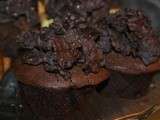 Cupcake crousti-moelleux, chocolat/ pralinoise