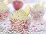 Cupcakes aux pommes et mascarpone