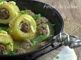 Dolma batata: pommes de terre a la viande hachee