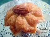 Dziriette en fleur, gateau algerien aux amandes et miel