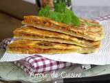 Galette kabyle farcie a la chakchouka