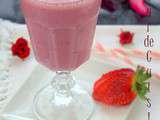 Milk shake aux fraises