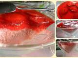 Mousse aux fraises avec gelatine, facile