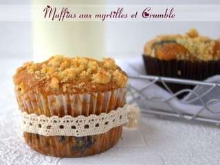 Muffins aux myrtilles / recette de muffins extra moelleux