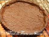 Pate sablee au cacao / fond de tarte au cacao