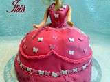 Princesse Barbie, gateau d'anniversaire