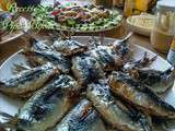 Sardines a la farce et l’huile d’olive au four