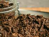 Chocolat sans sucre : La recette des pépites de chocolat maison