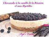 Cheesecake Vanille & Myrtilles - Foodista Challenge # 11