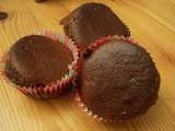 Muffins au chocolat et éclats caramélisés