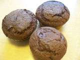 Muffins chocolat et noix de coco