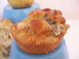 Muffins roquefort et poire
