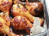 Pignons de poulet laqués à la sauce worcestershire