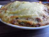 Hachis parmentier à l'agneau (avec reste de gigot)