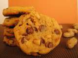 Cookies cacahuètes & chocolat au lait (recette d'Eric Kayser)