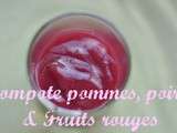 Compote Pomme & Fruits rouges