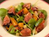 Salade de butternut & figues – Réduction de balsamique