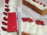 Mille-feuille moderne vanille fruits rouges