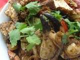 Crabes sautés au sate