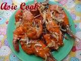 Crevettes Saphira en sauce tomate et tamarin
