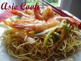 Nid de nouilles aux crevettes
