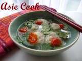 Soupe aux boulettes de poisson