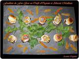 Feuilletés de Foie Gras au Confit d'Oignon et Abricot Moelleux