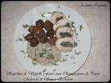 Suprême de Volaille Farci aux Champignons de Paris, Marrons et Sauce Echalote