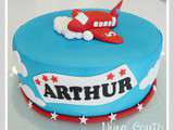 Gâteau avion - anniversaire enfant Nîmes