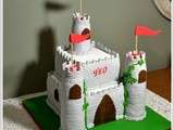 Gâteau château medieval pour mon Téo