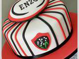 Gâteau Rugby pour Enzo