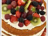 Gâteaux au fruits frais - Naked Cake