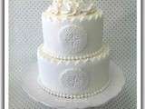 Wedding Cake, tout blanc