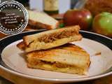 Express: Grilled cheese au porc effiloché et pommes