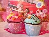 Cupcakes choco noisette au toping vanille et mascarpone