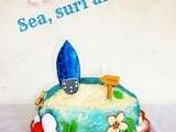 Gâteau Surf & Rugby