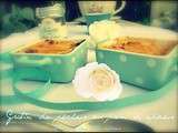 Gratin de pêches au pain d'épices